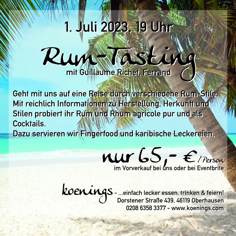 Rum Tasting
