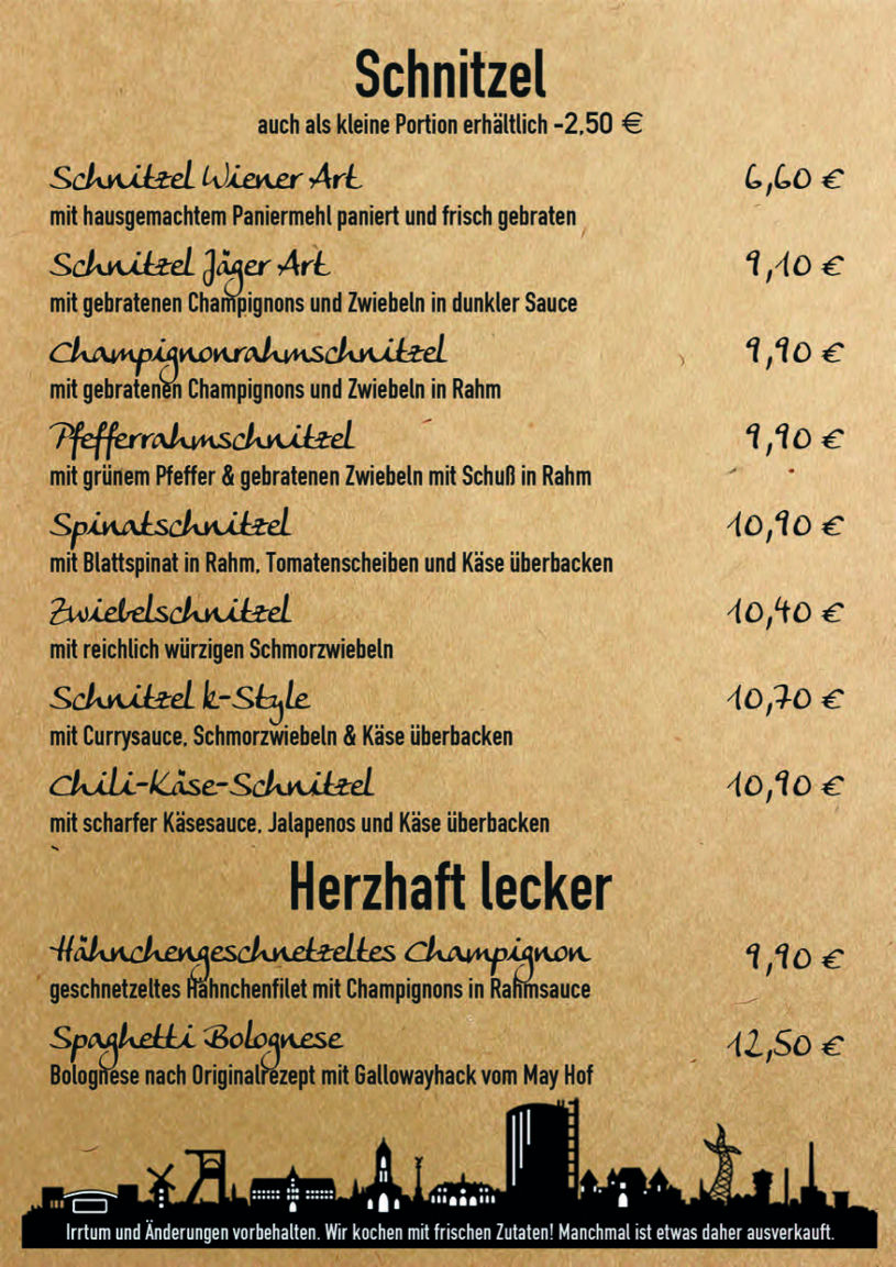 Schnitzel herzhaft lecker