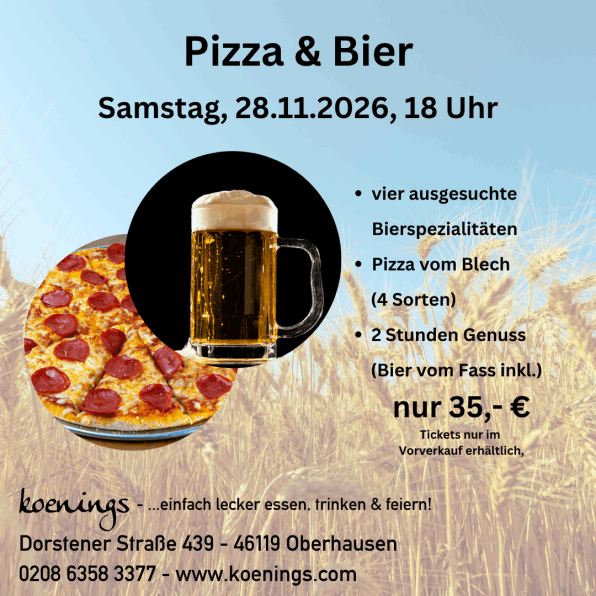 Pizza & Bier